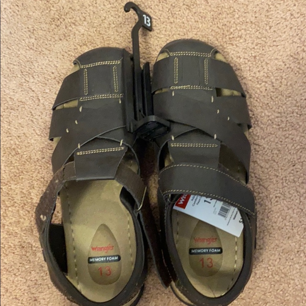 Wrangler memory foam sandals